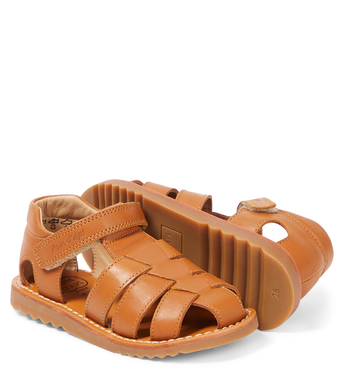 Waff Papy leather sandals | Pom d'Api