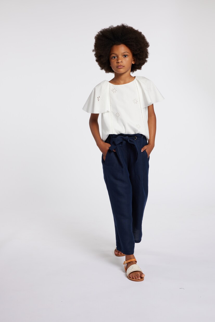 Hose aus Leinen | Chloé Kids