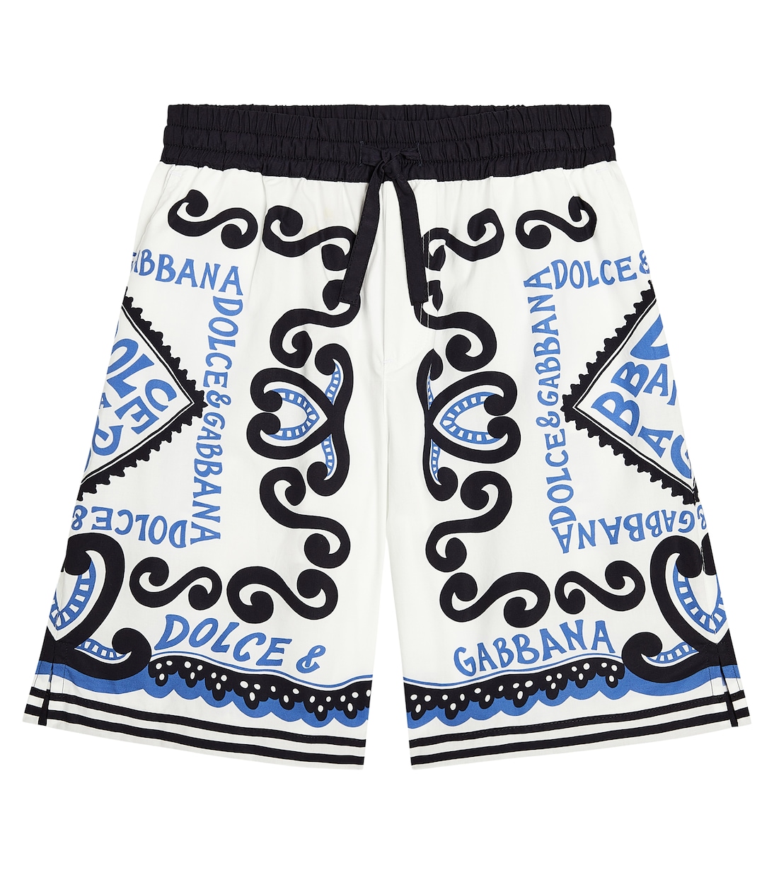 Bedruckte Bermuda-Shorts aus Baumwolle | Dolce&Gabbana Kids