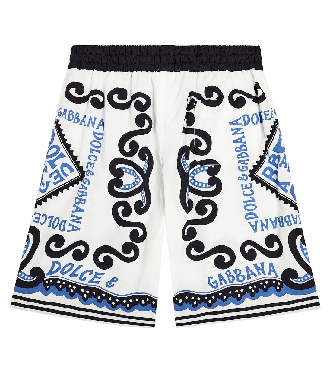 Bedruckte Bermuda-Shorts aus Baumwolle | Dolce&Gabbana Kids
