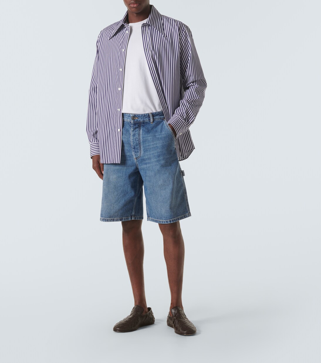 Chaussures slip-on Sunday en cuir Intrecciato  | Bottega Veneta