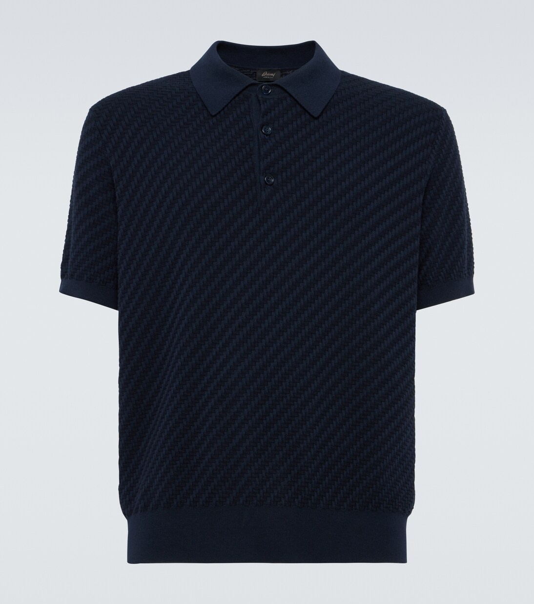 Cotton, silk, and cashmere polo shirt | Brioni
