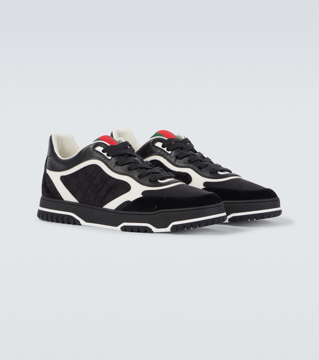 Sneakers Re-Web in canvas GG con suede | Gucci