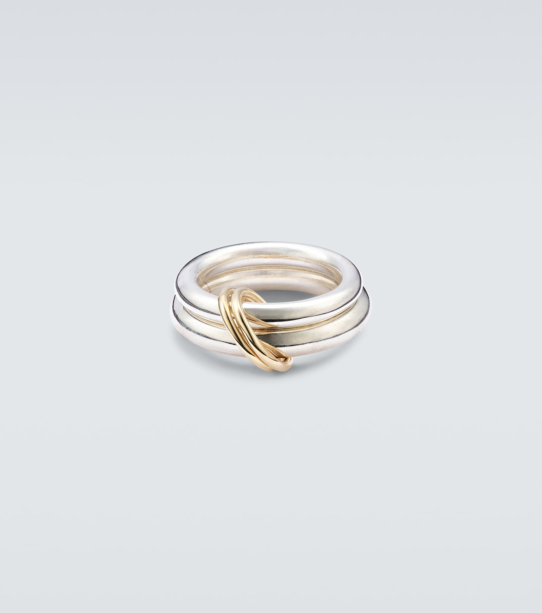 Virgo sterling silver and 18kt gold (750/1000) ring | Spinelli Kilcollin
