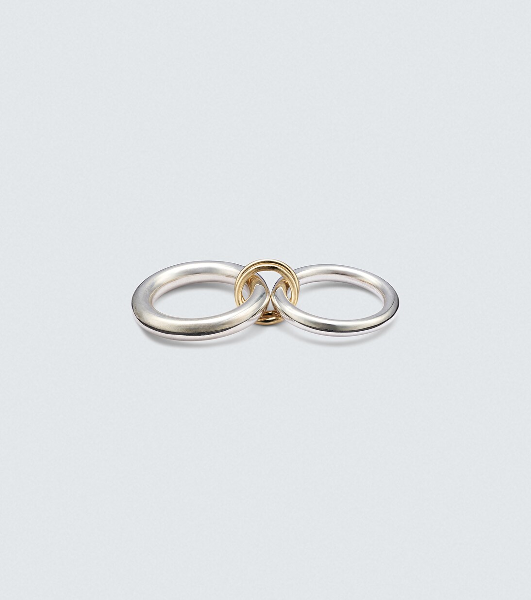 Virgo sterling silver and 18kt gold (750/1000) ring | Spinelli Kilcollin