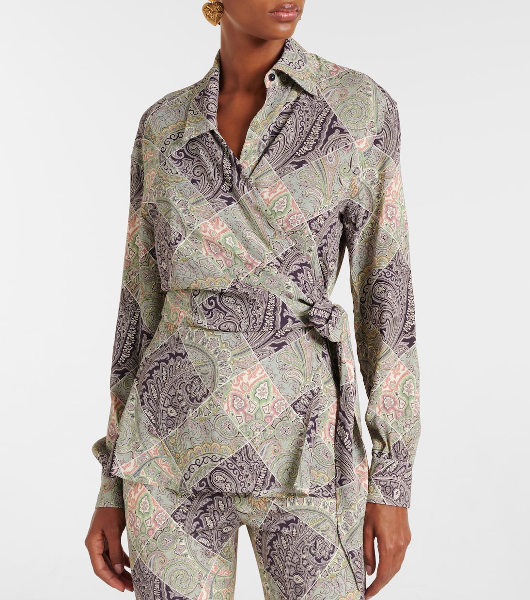 Bedrucktes Wickeltop | Etro