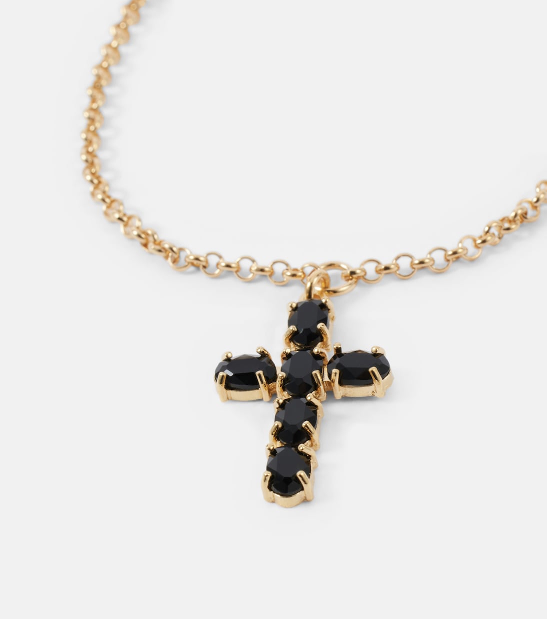 Cross crystal-embellished bracelet | Dolce&Gabbana
