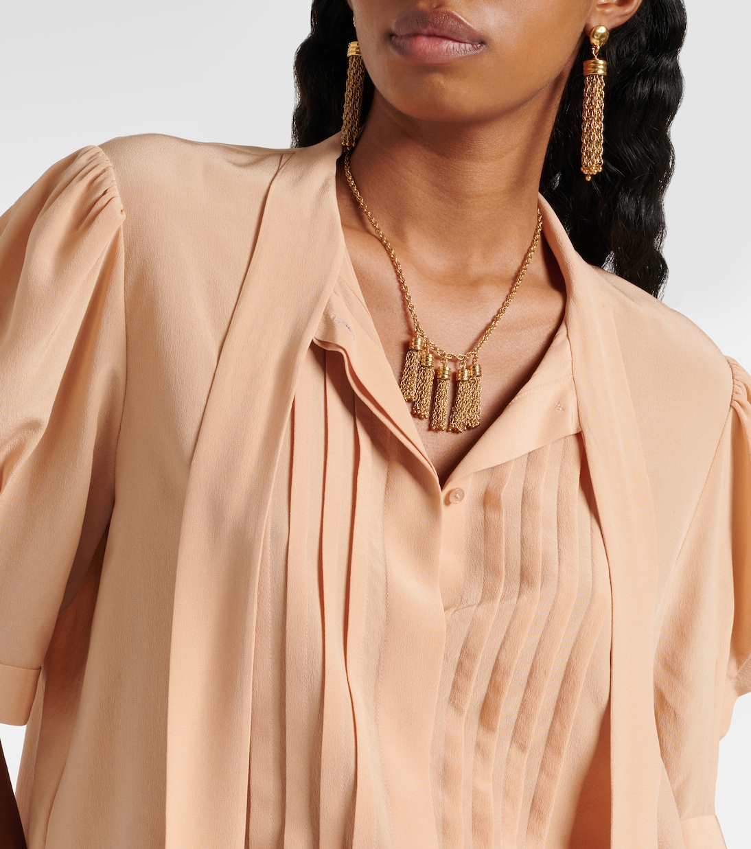 Chloé Pompoms pendant necklace | Chloé