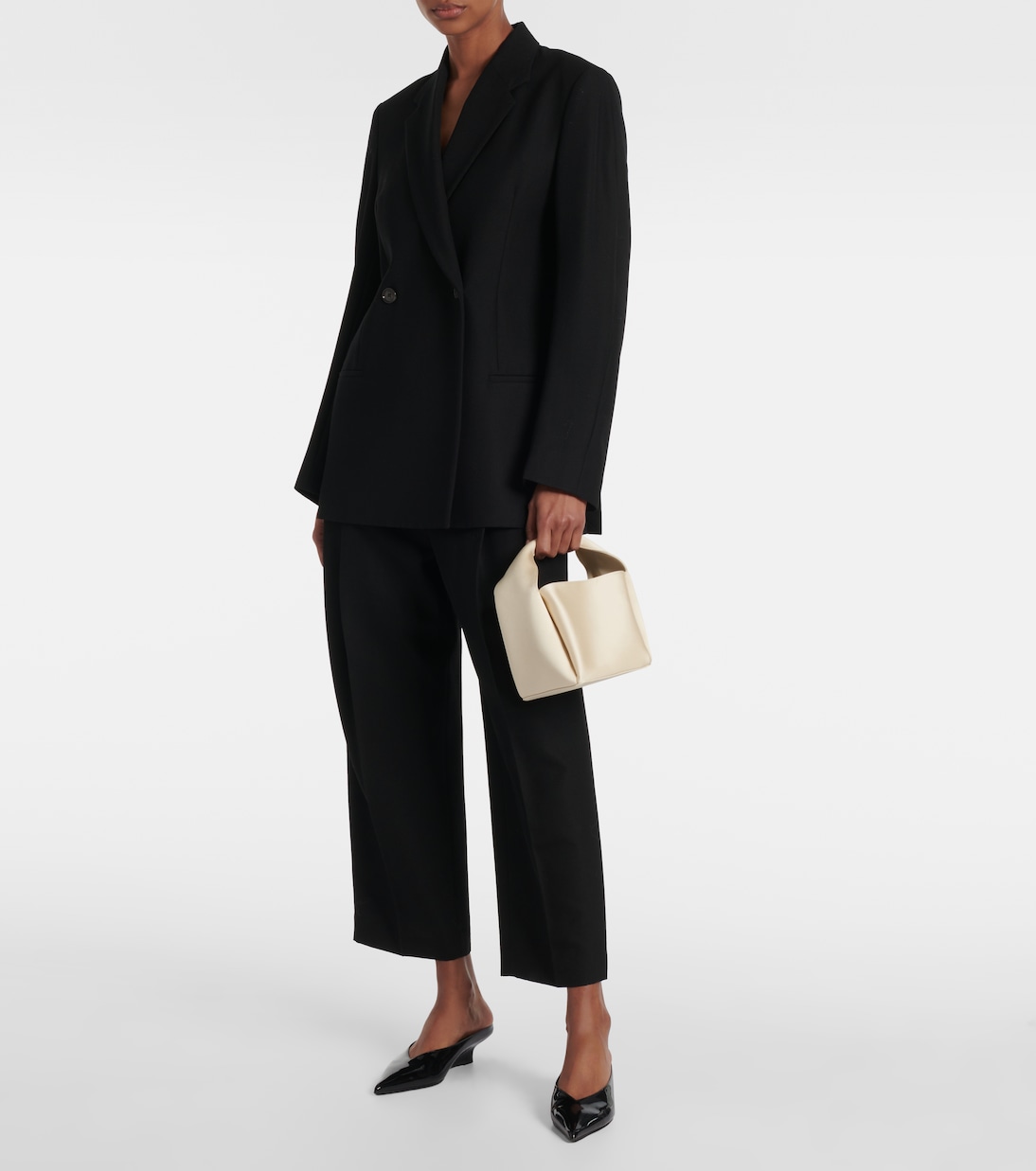 Bucket Bag Petite aus Satin | Toteme