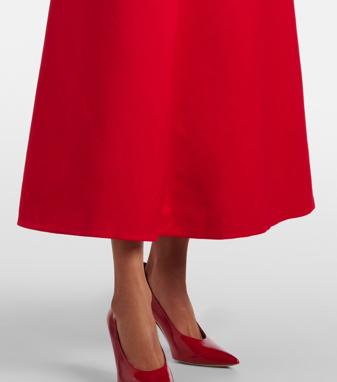 Robe midi Abella en satin à ornements | Emilia Wickstead