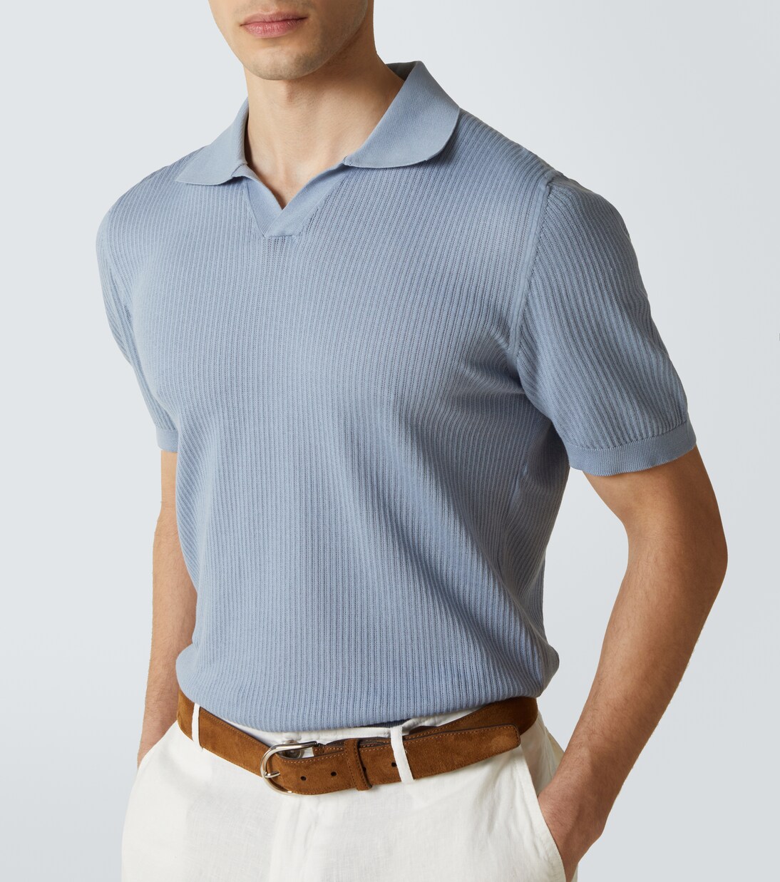 Polohemd aus Baumwoll-Piqué | Fedeli