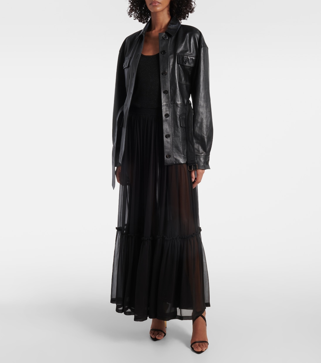 Lamé top | Saint Laurent