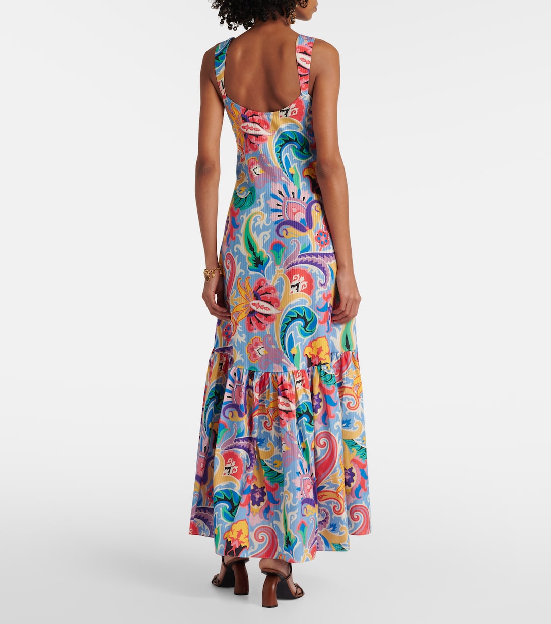 Bedrucktes Maxikleid aus Baumwolle und Seide | Etro