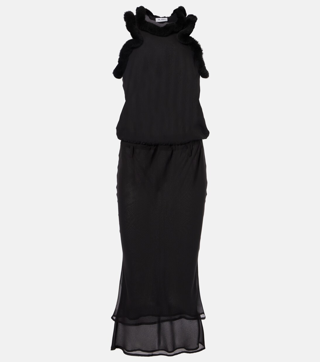 Midikleid mit Shearling | The Attico