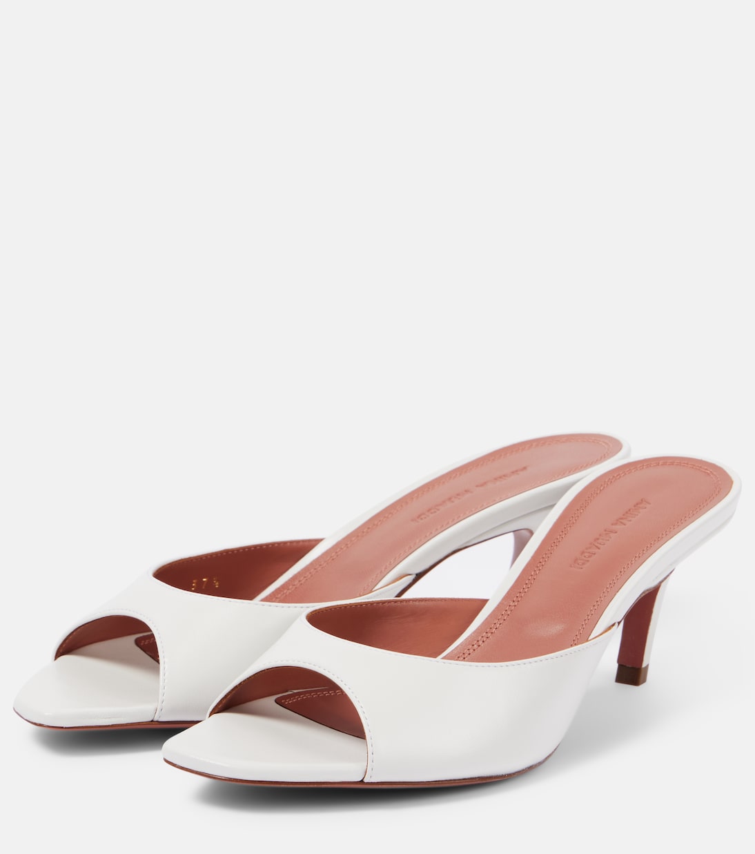 Mules Alexa 60 en cuir | Amina Muaddi