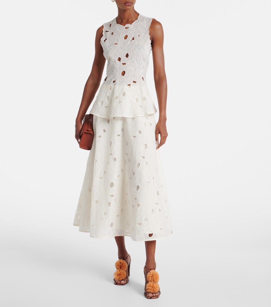 Isolde raffia-trimmed leather sandals | Ulla Johnson