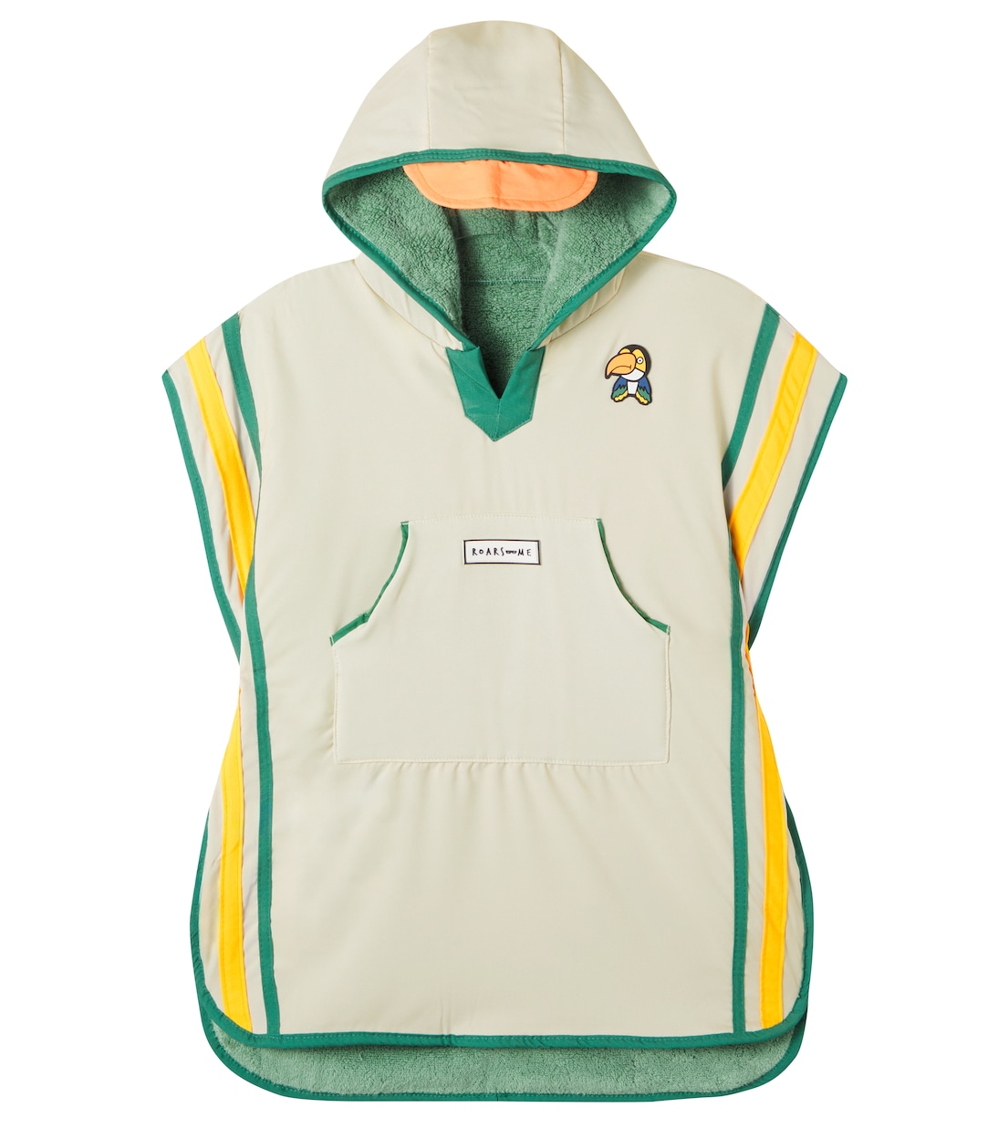 Beak The Toucan terry hooded towel | Roarsome