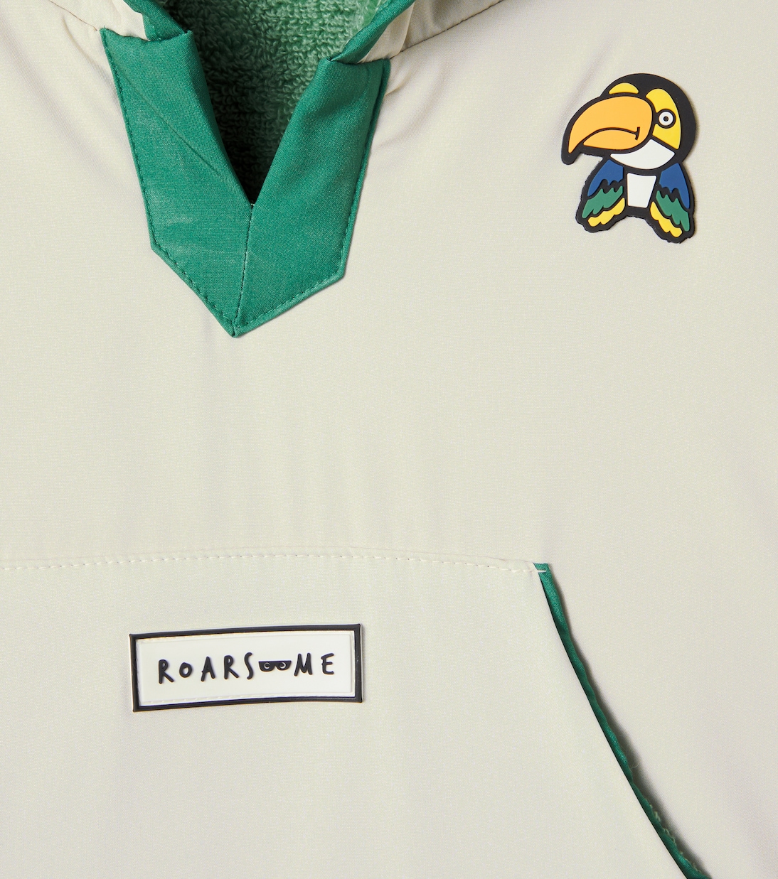 Beak The Toucan terry hooded towel | Roarsome