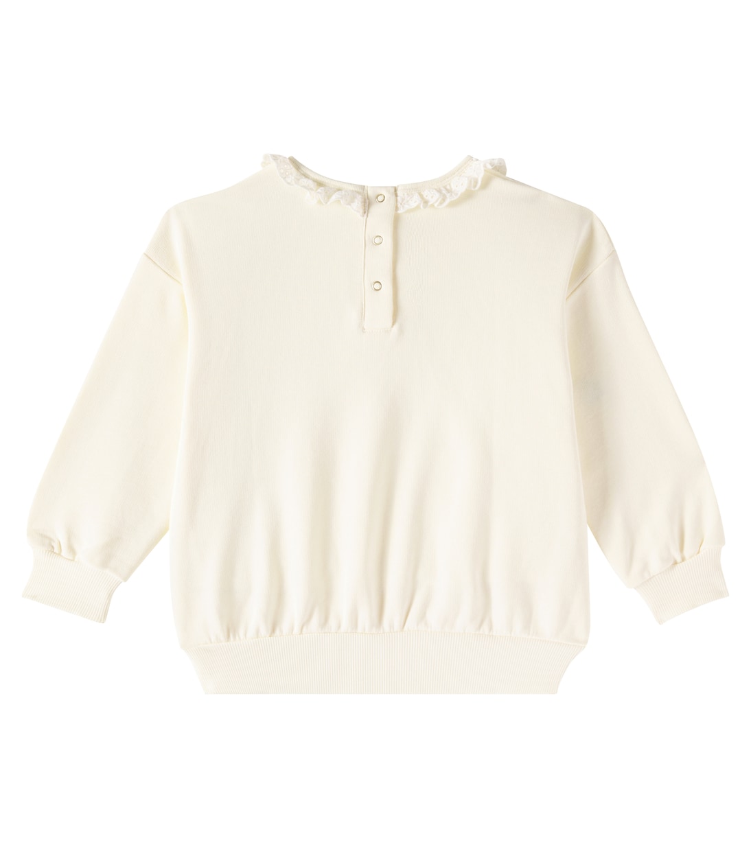 Ladybugs embroidered cotton sweater | Mini Rodini