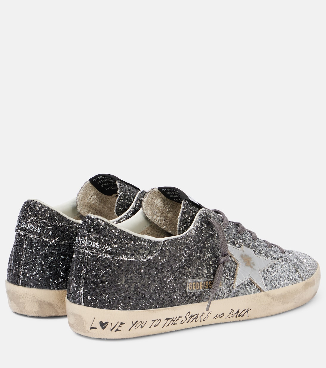 Sneakers Super Star mit Glitter | Golden Goose
