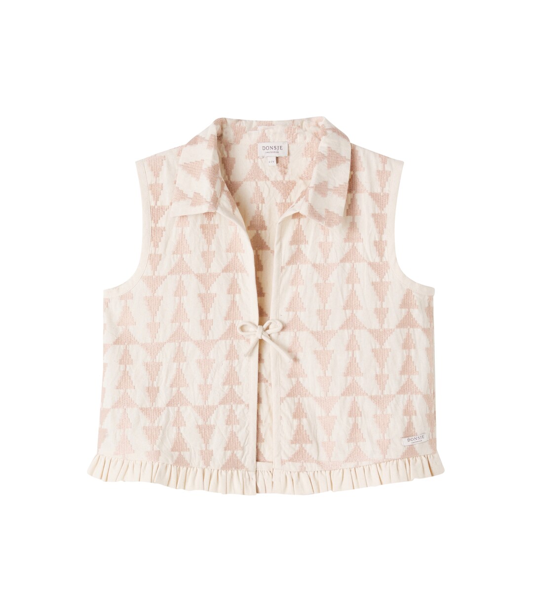 Gilet Neeltje in cotone con stampa | Donsje