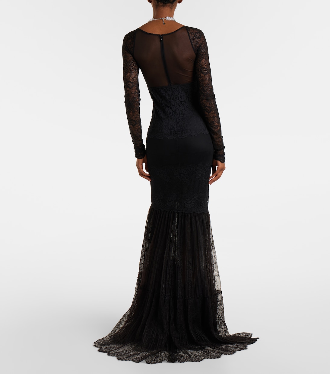 Robe longue en dentelle | Blumarine