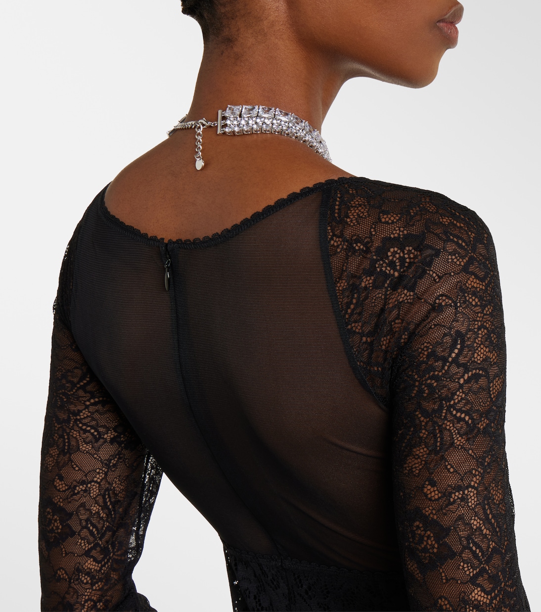 Robe longue en dentelle | Blumarine