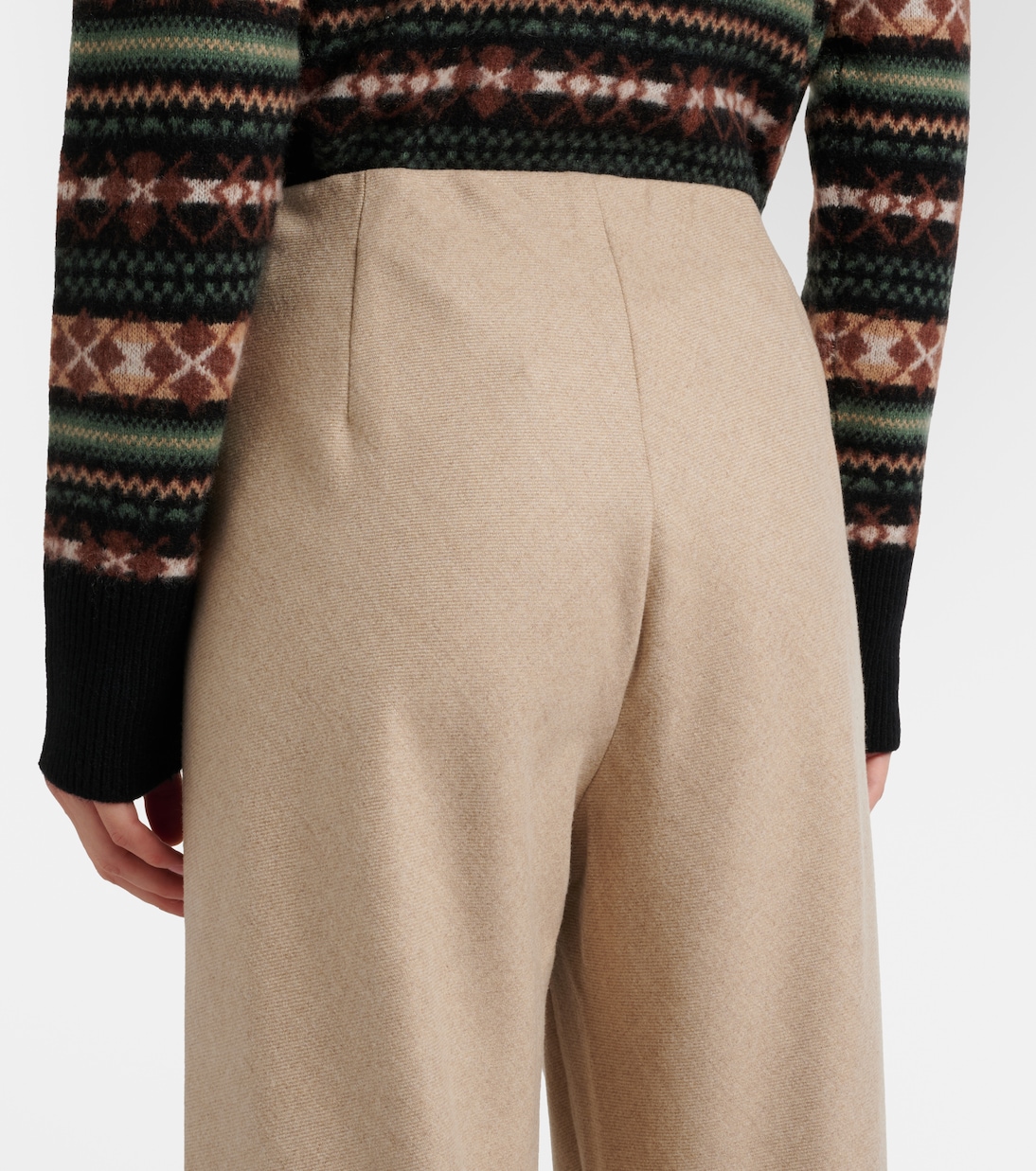 Pantalon ample à taille haute | Vince