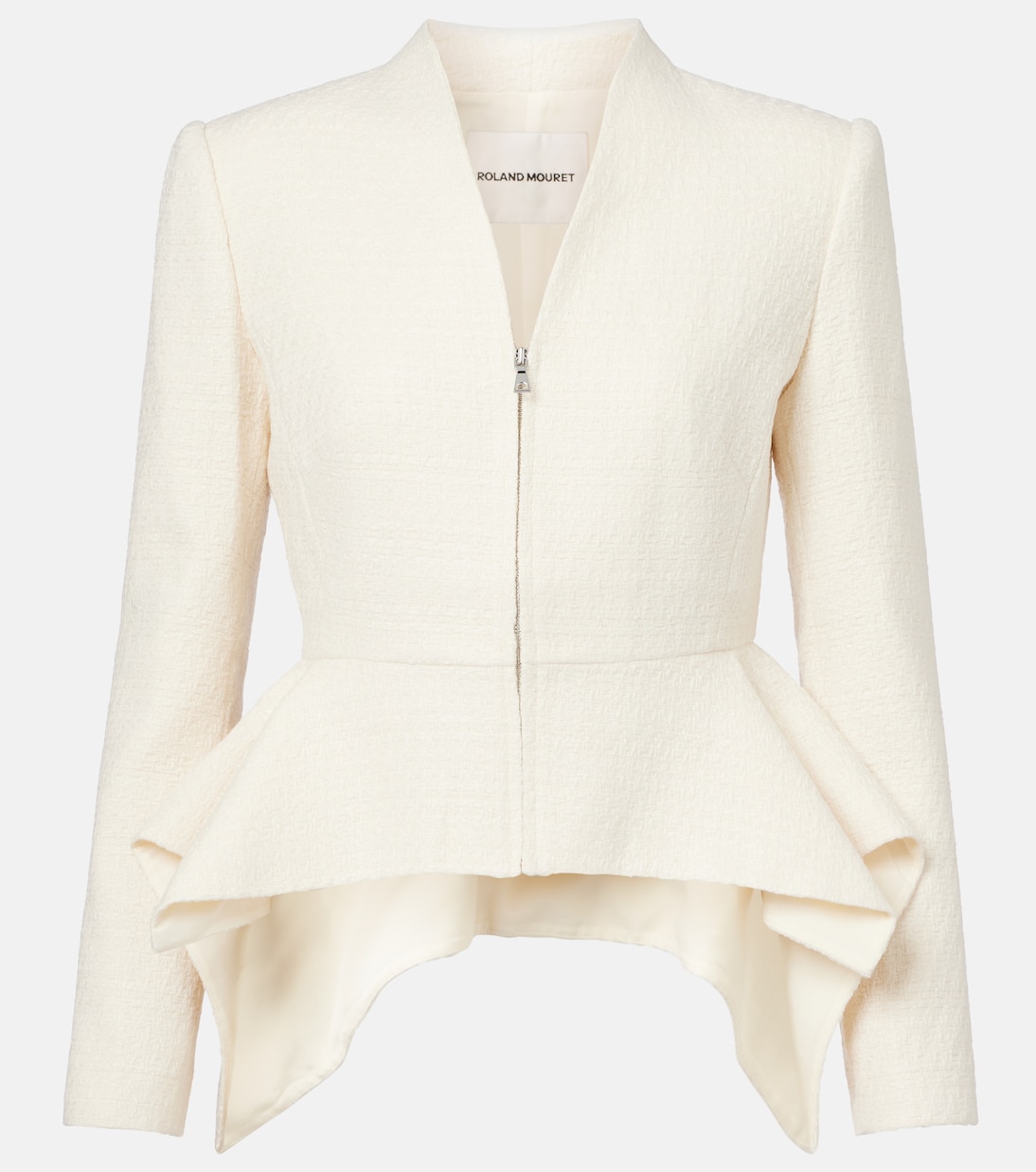 Peplum bouclé jacket | Roland Mouret