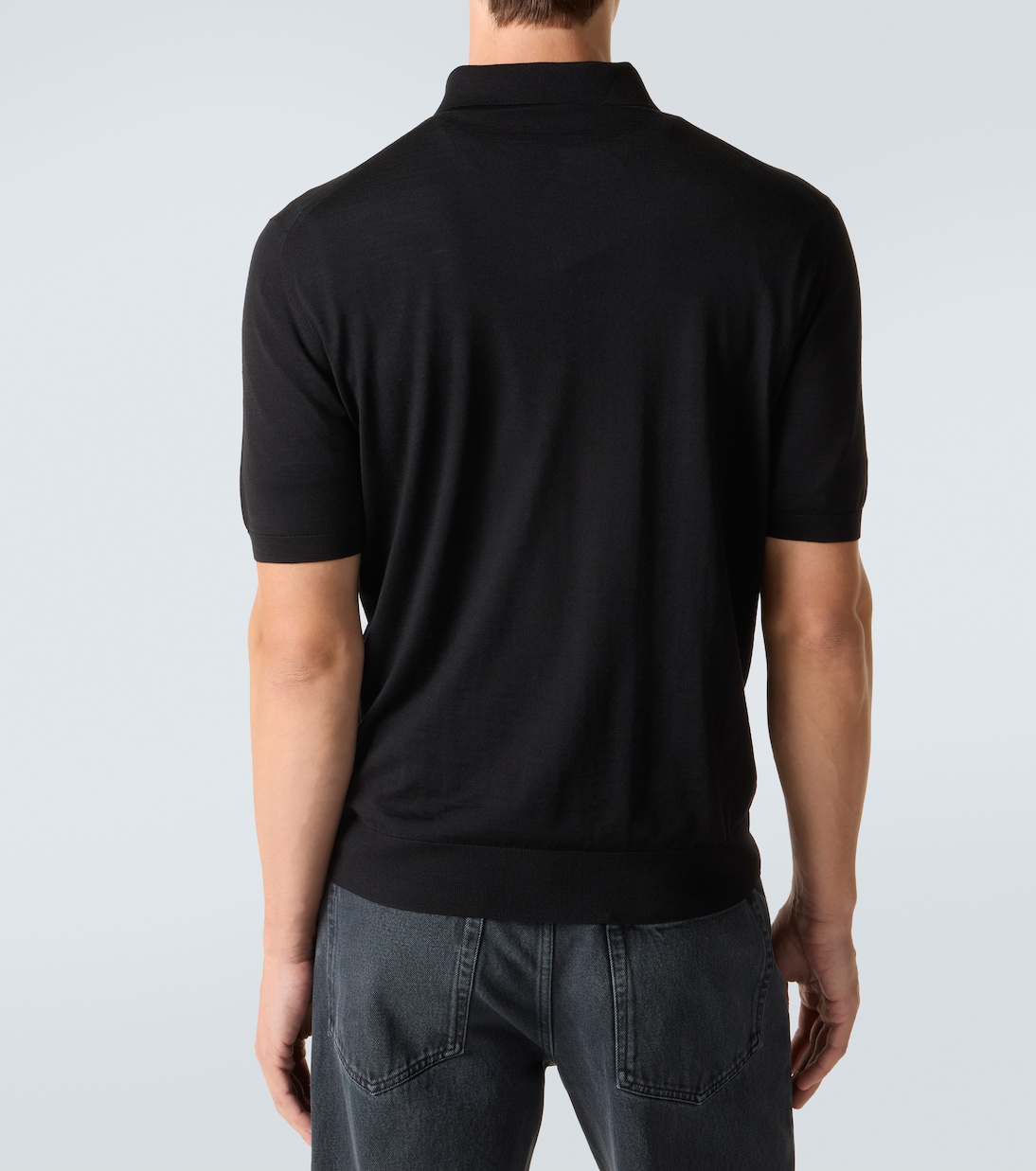 Polohemd aus Schurwolle | Prada