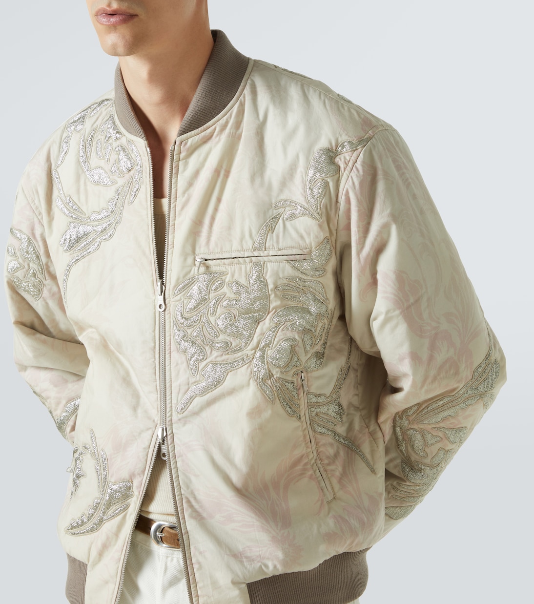 Bestickte Bomberjacke aus Baumwolle | Dries Van Noten