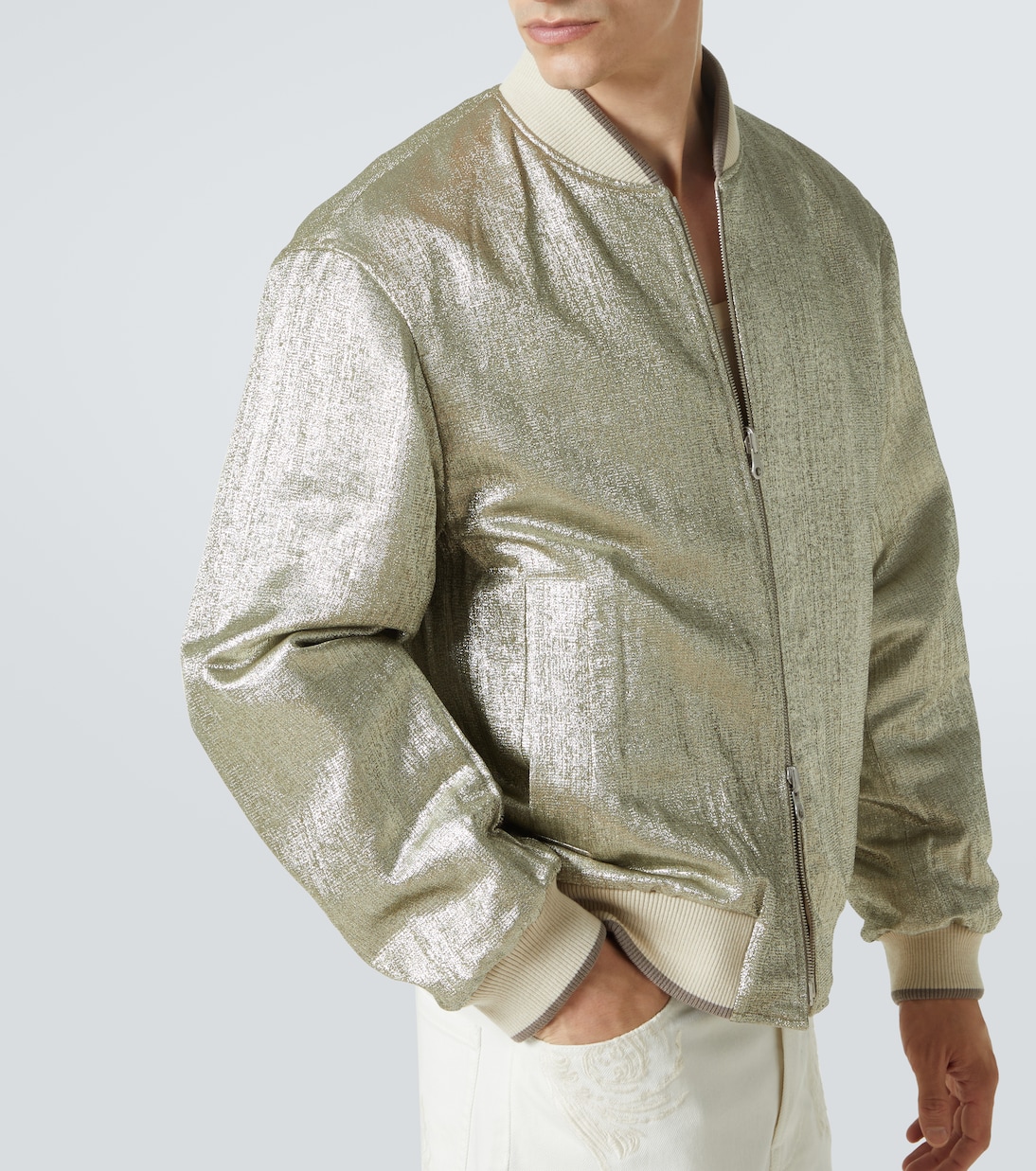 Bestickte Bomberjacke aus Baumwolle | Dries Van Noten