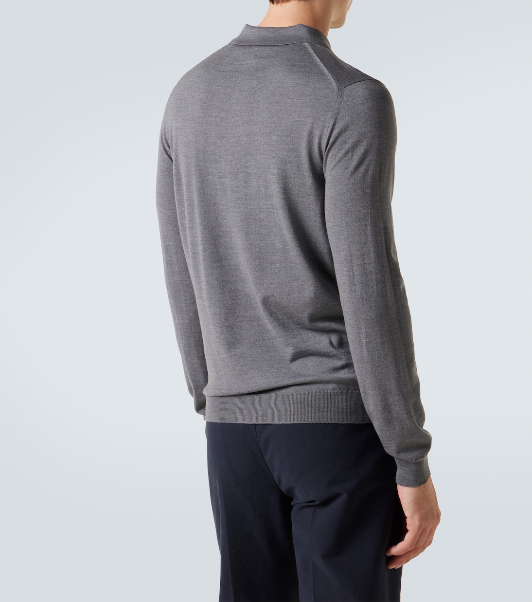 Wool-blend polo shirt | Slowear