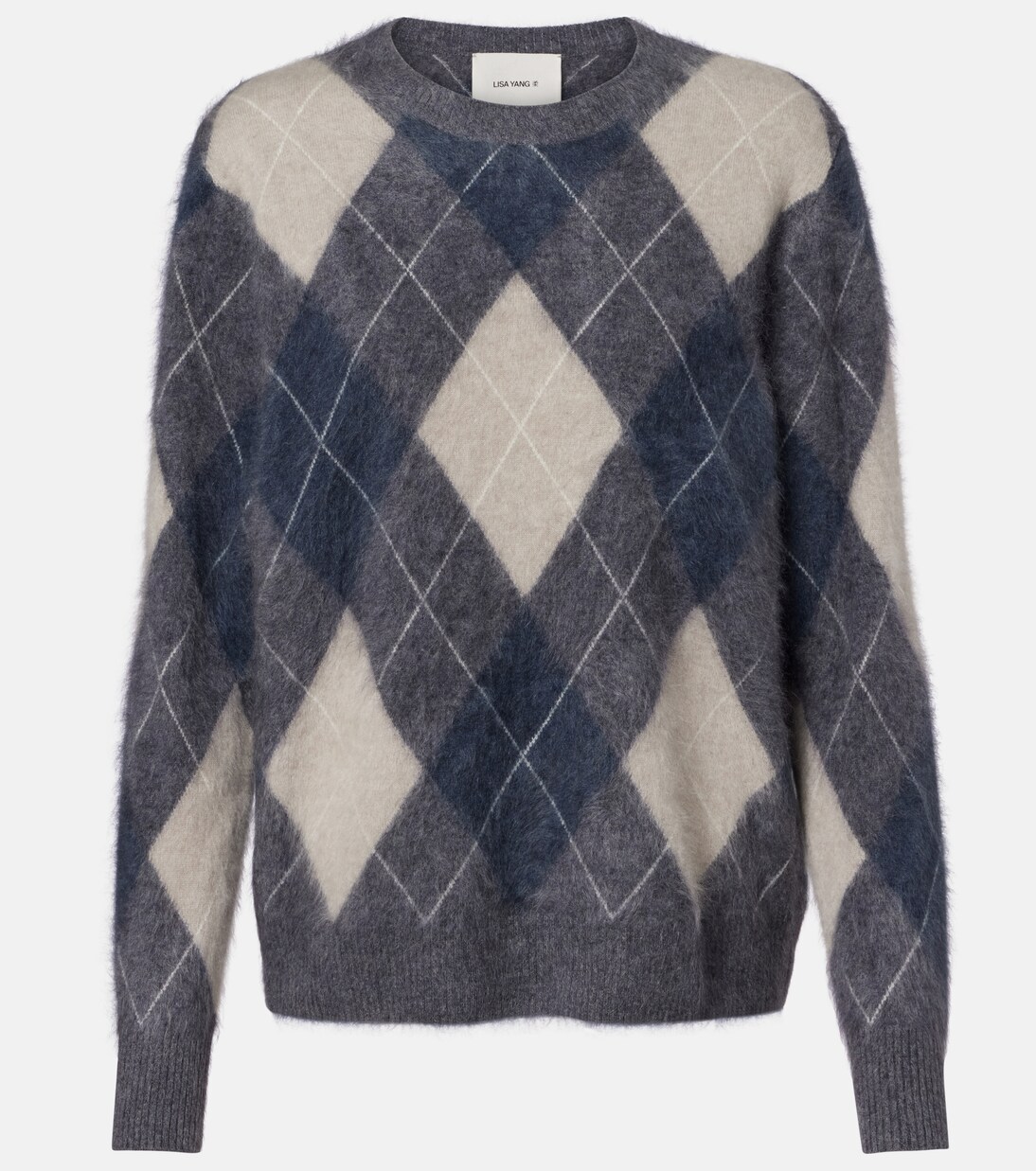Margy argyle cashmere sweater | Lisa Yang