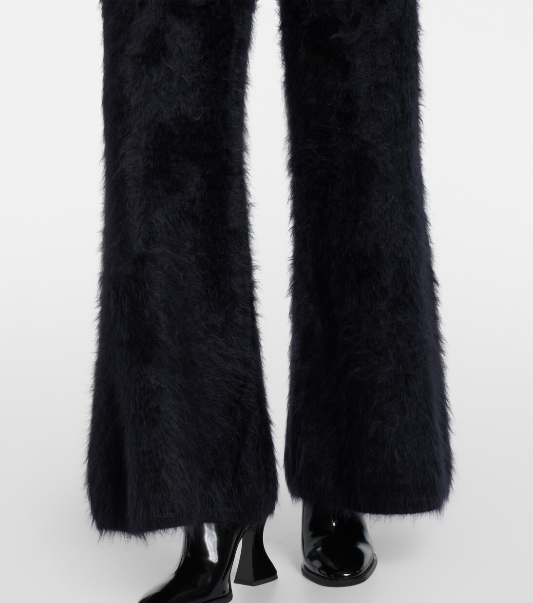 Ellery brushed cashmere flared pants | Lisa Yang