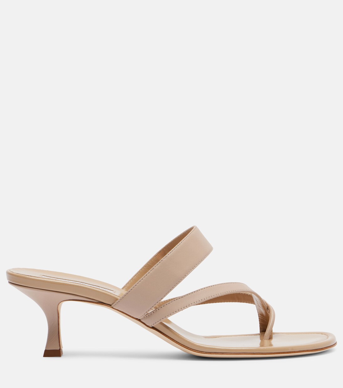 Susa 50 leather thong sandals  | Manolo Blahnik