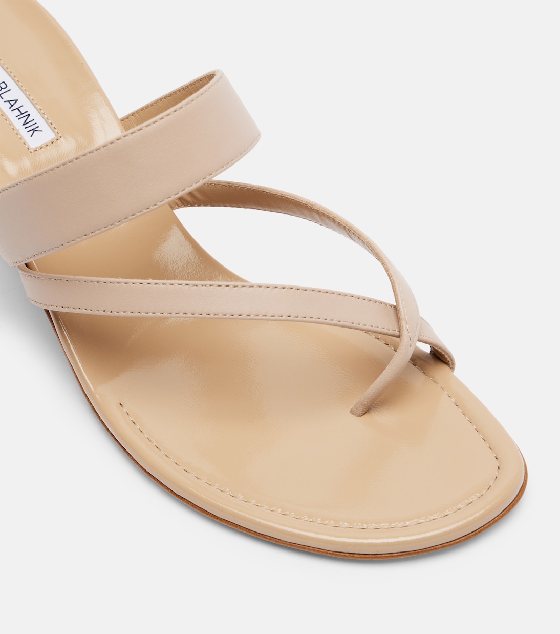 Susa 50 leather thong sandals  | Manolo Blahnik