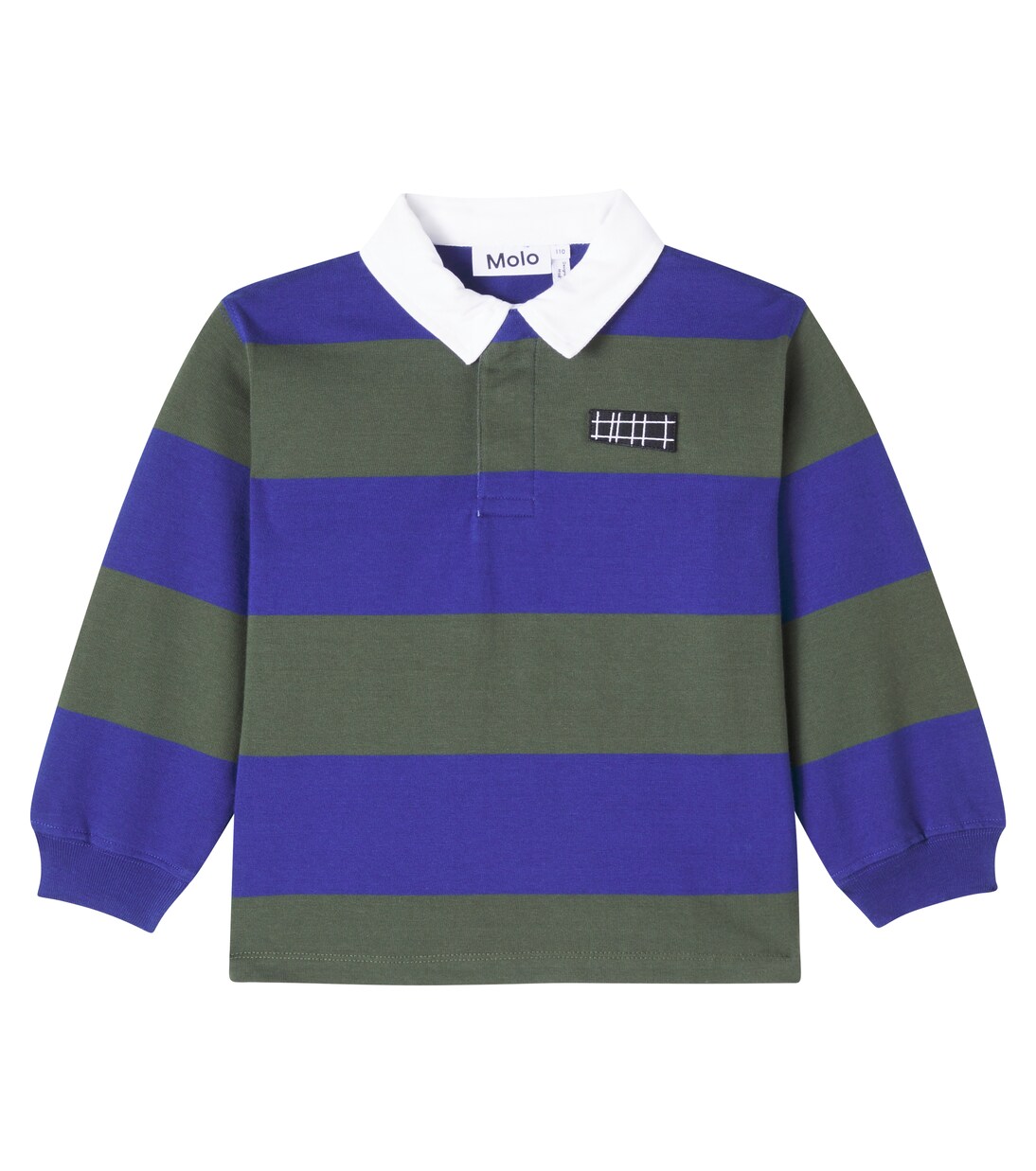Relz striped cotton polo sweater | Molo