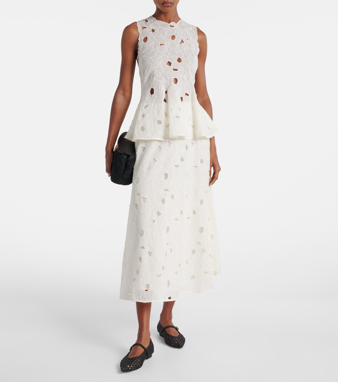 Maxirock Caro aus Baumwollorganza | Ulla Johnson