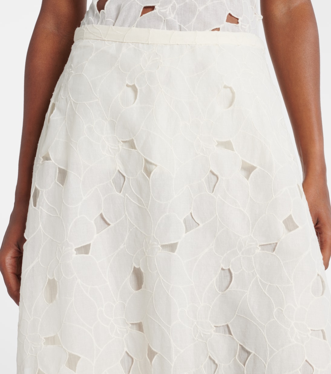 Maxirock Caro aus Baumwollorganza | Ulla Johnson