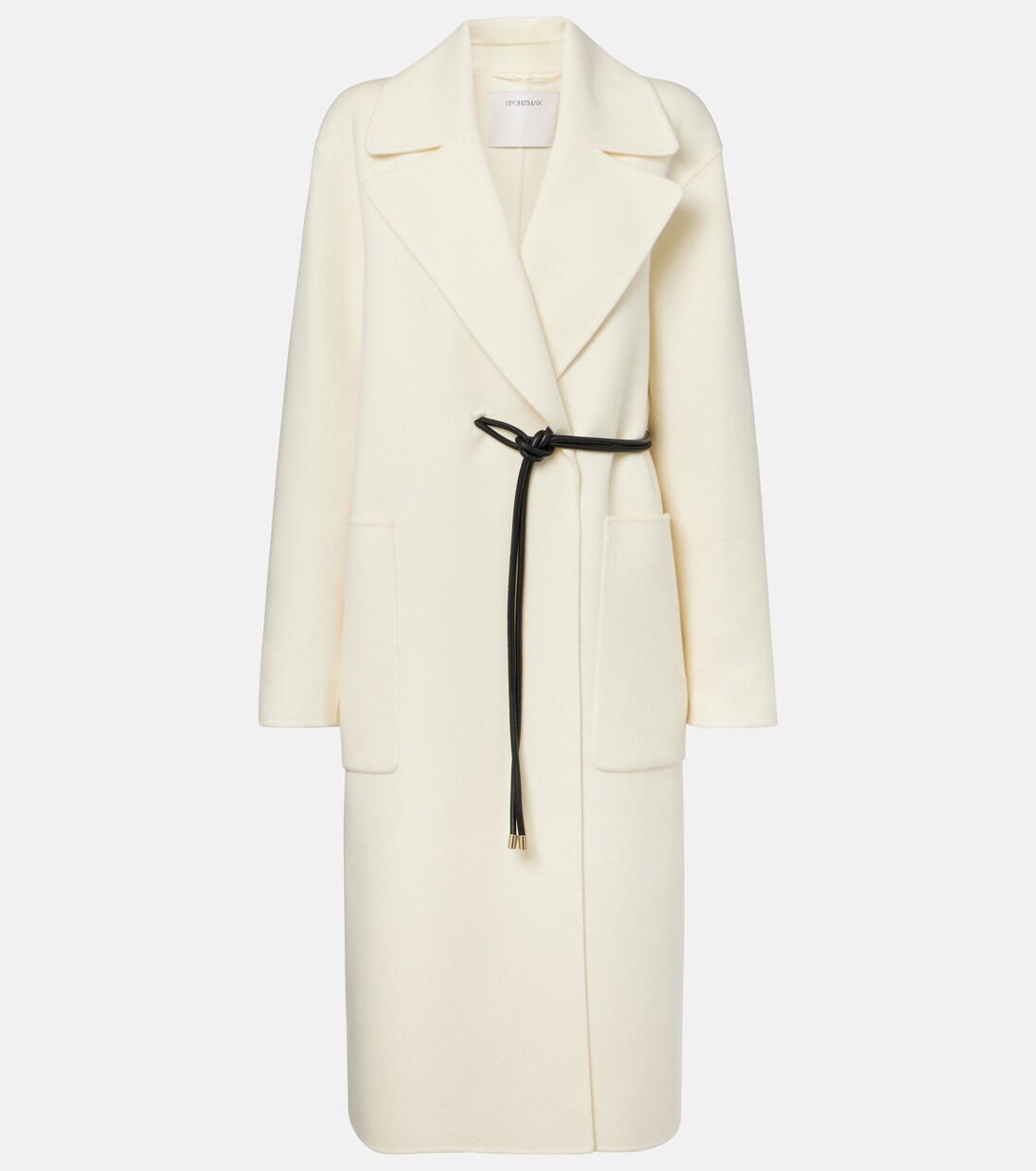 Abate virgin wool wrap coat | Sportmax
