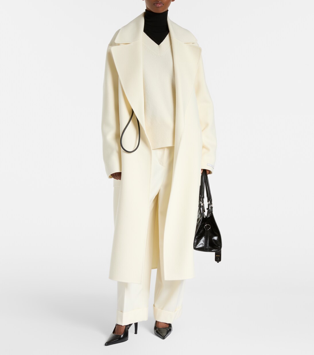 Abate virgin wool wrap coat | Sportmax