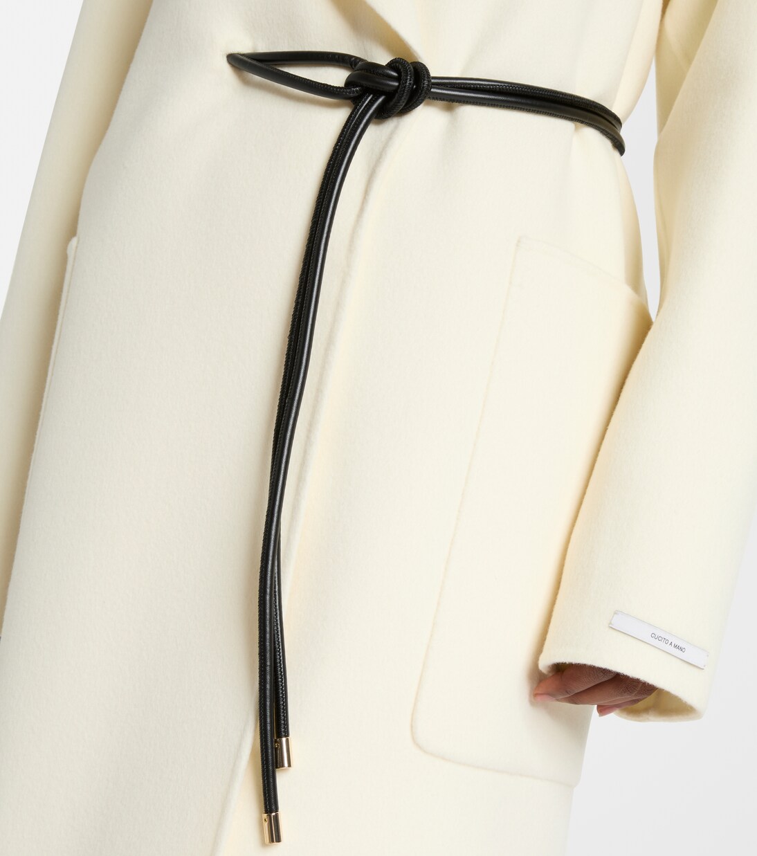 Abate virgin wool wrap coat | Sportmax