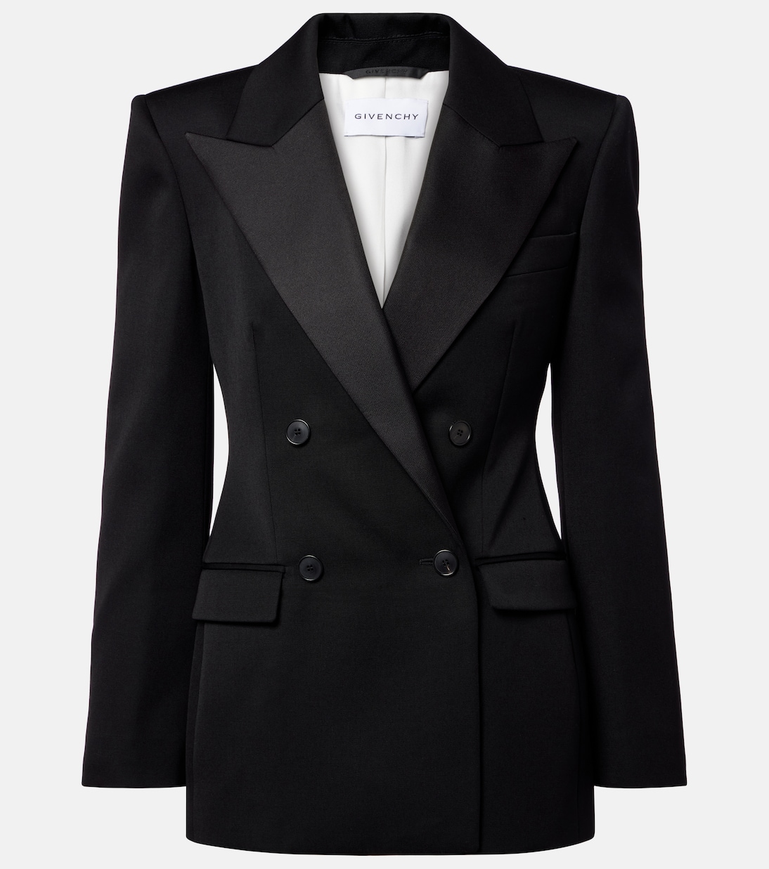 Blazer aus Wolle mit Satin | Givenchy