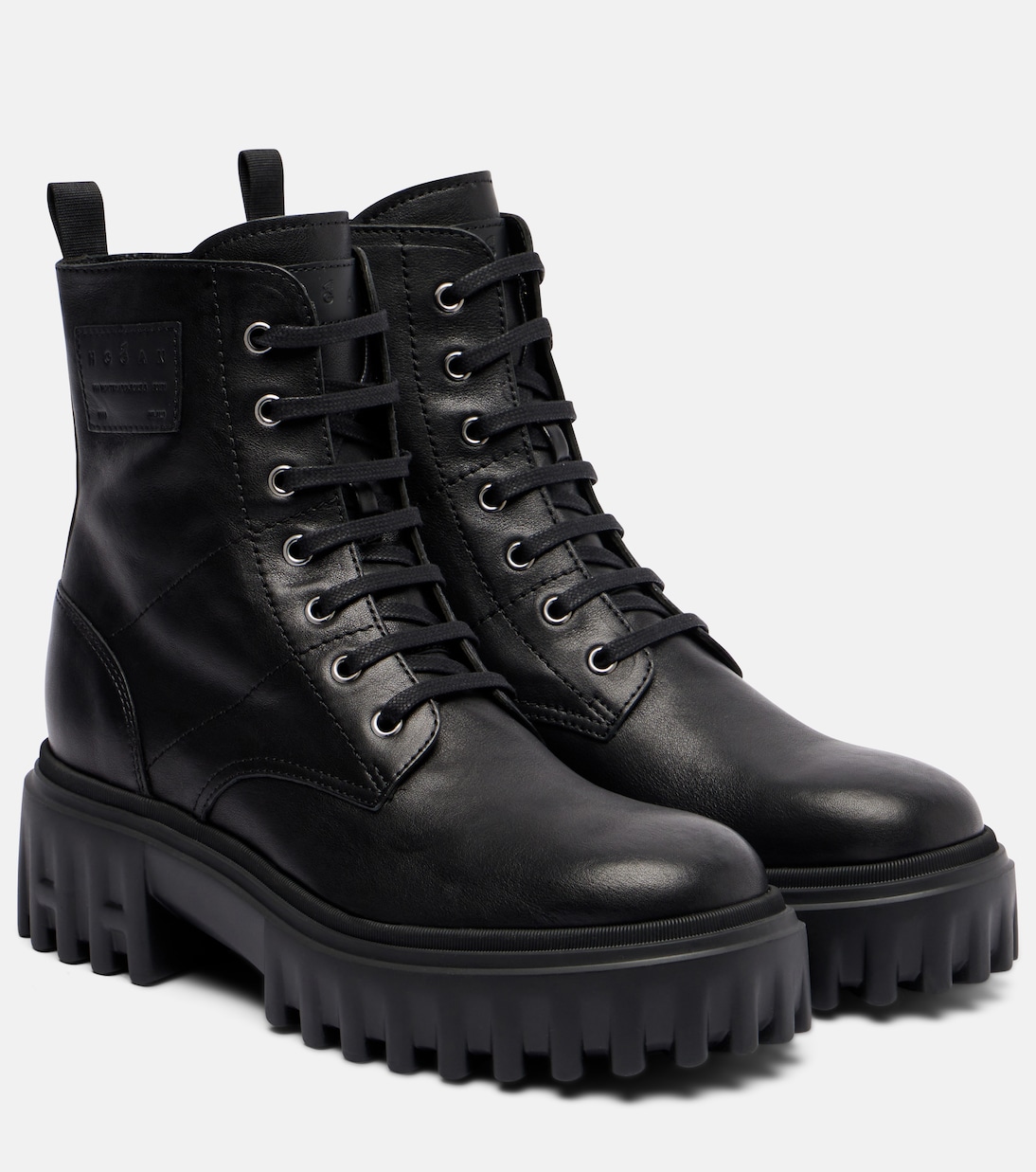 H700 leather combat boots | Hogan