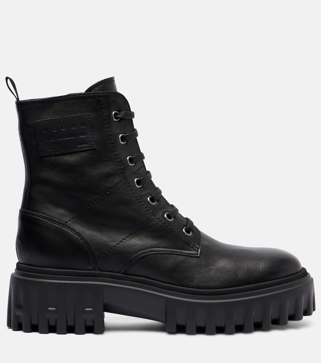 H700 leather combat boots | Hogan