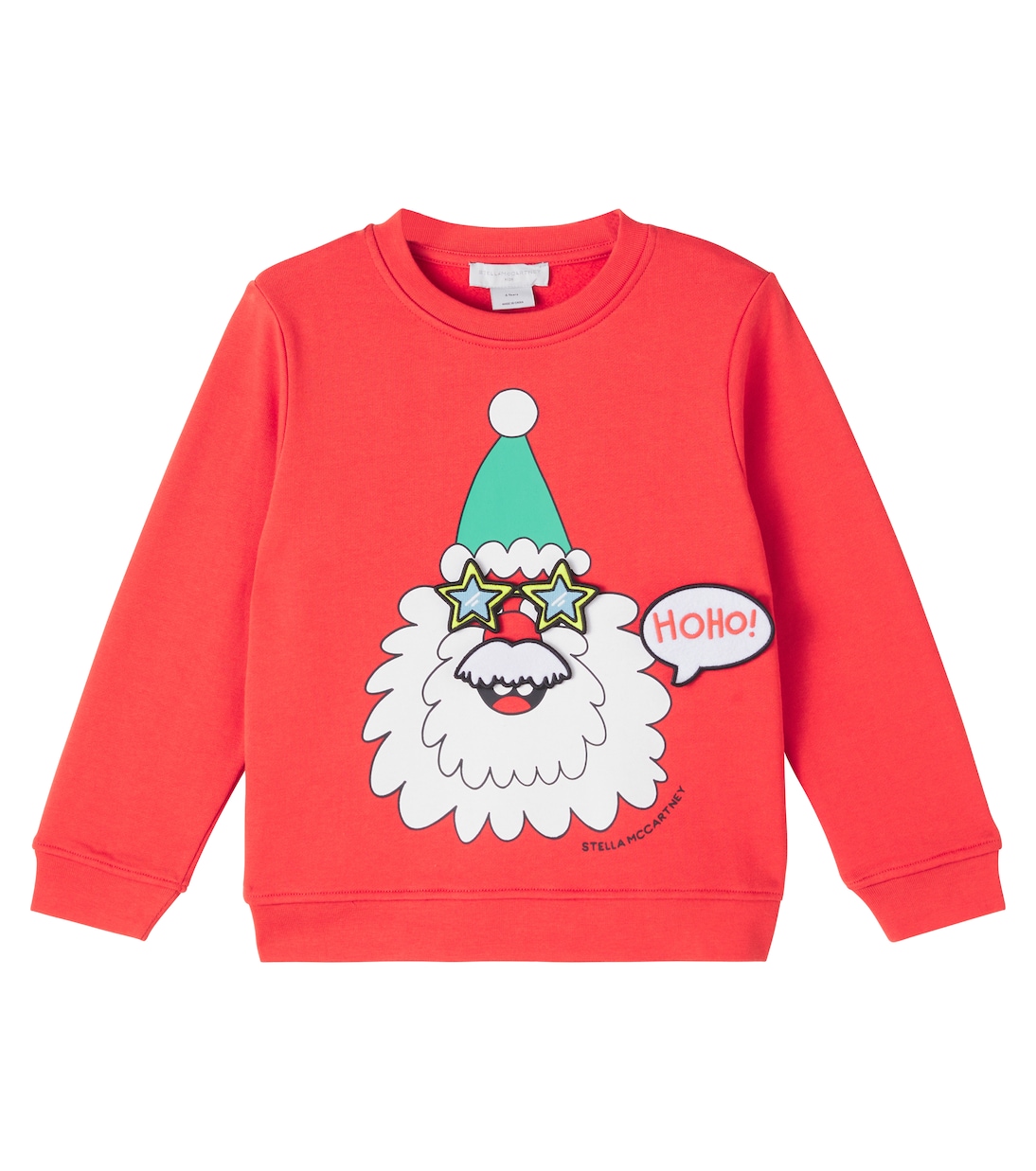 Printed cotton jersey sweatshirt | Stella McCartney Kids