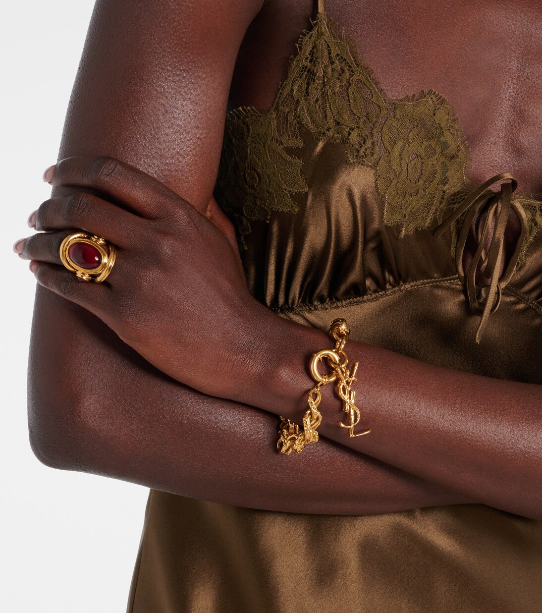 Cassandre chain bracelet | Saint Laurent