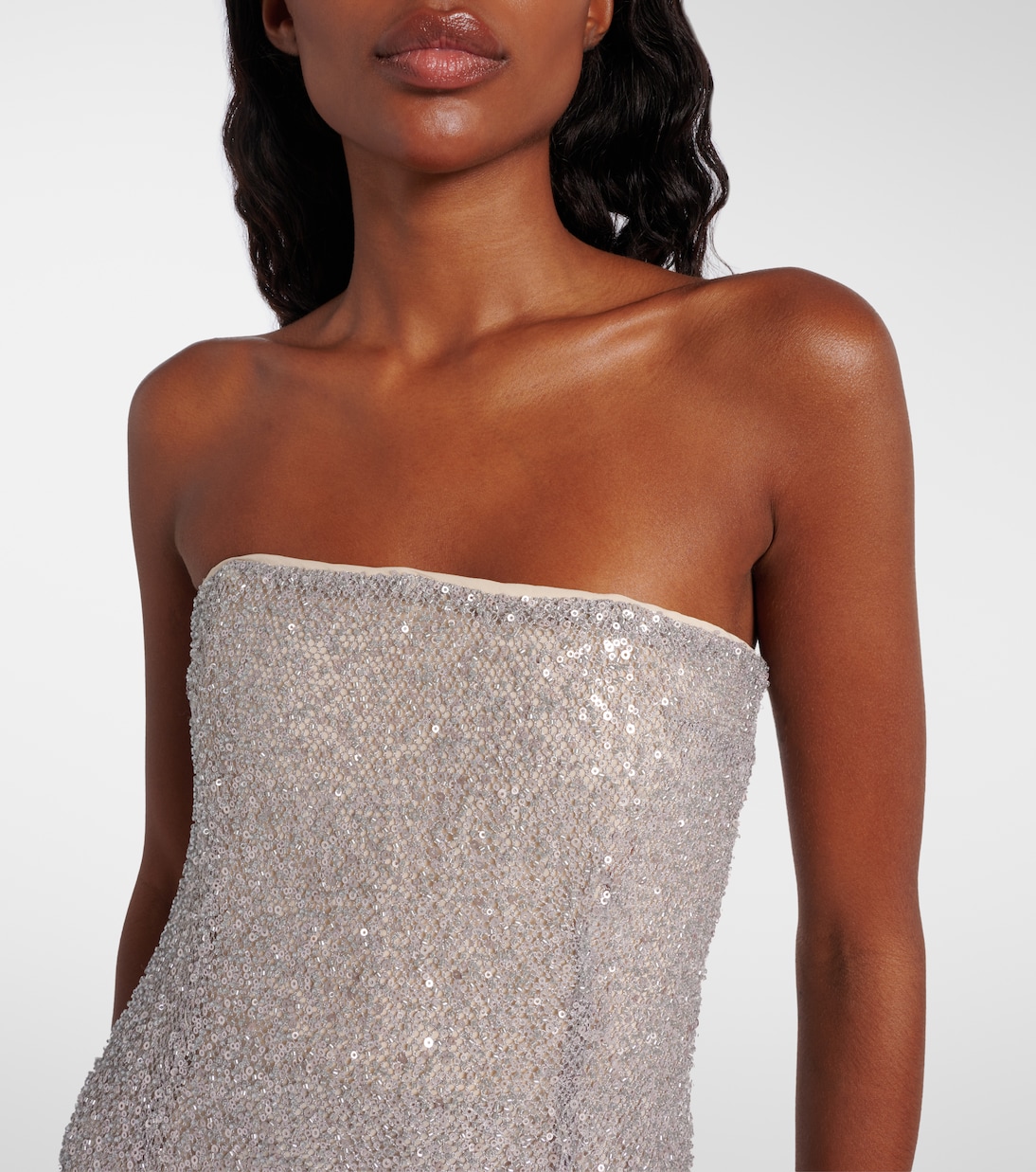 Robe longue Xyla à sequins | Simkhai