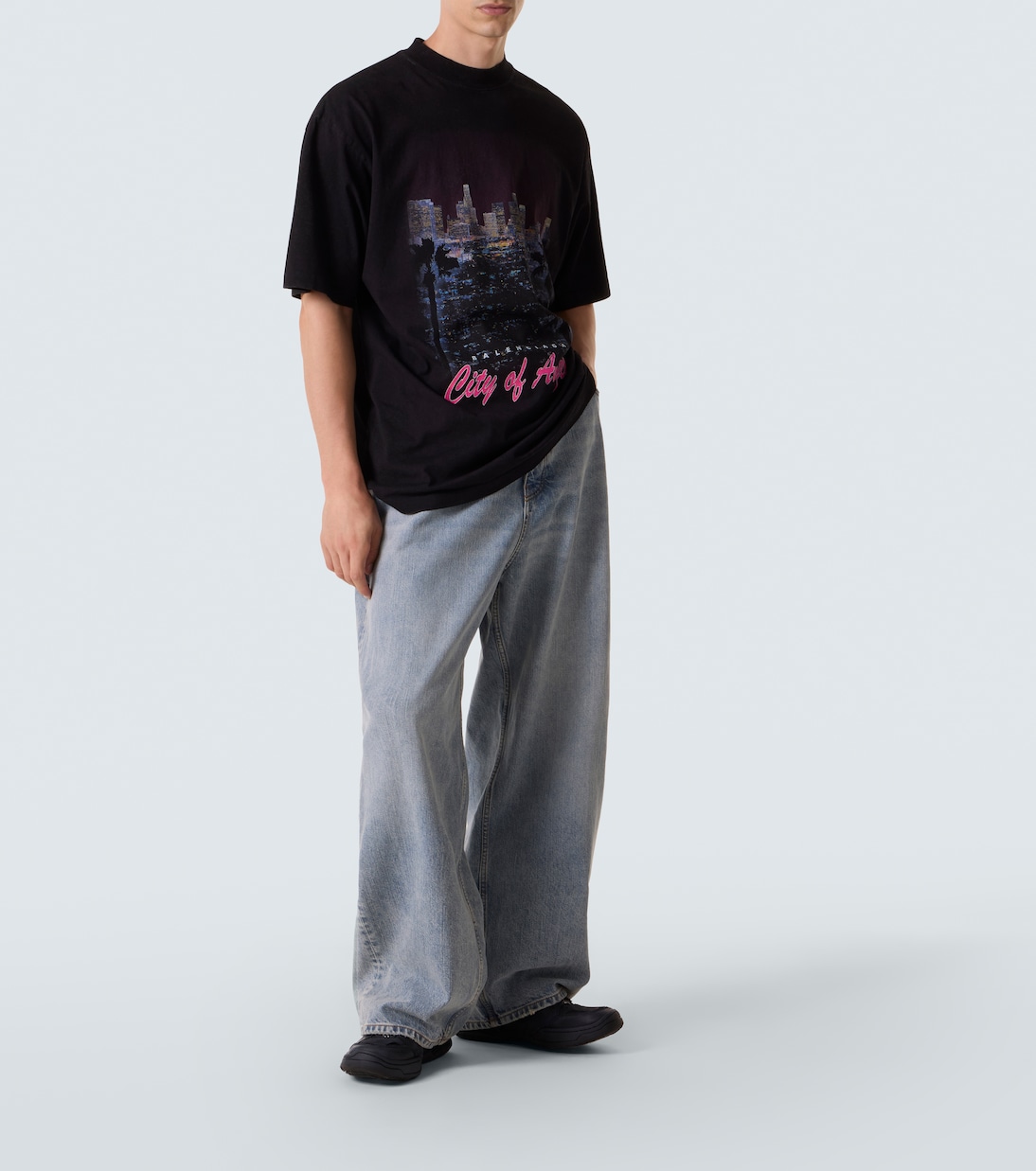 Hamptons leather sneakers | Balenciaga